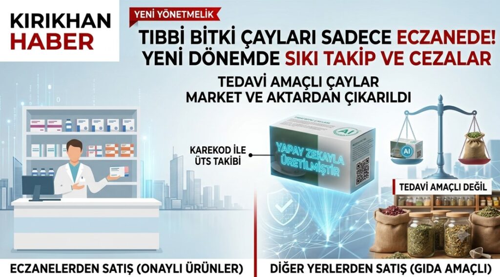 Bitki Çaylarında Yeni Dönem: Market ve Aktarlara Kısıtlama, Sadece Eczanelerde Satılacak!