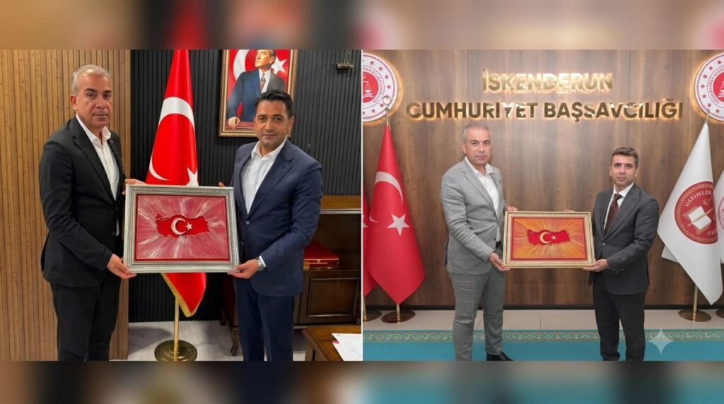 Kumlu Kaymakamı ve İskenderun Cumhuriyet Başsavcılığına Anlamlı Ziyaret