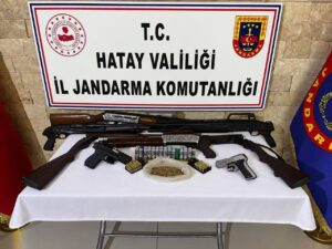 Hatay’da kuru sıkı tabancaları gerçek silaha dönüştüren şahıs yakalandı